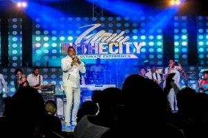Jermaine Edwards performing at Unity in the City 