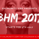 Women holding her face. Text saying Kalmunity Vibe Presents BHM 2017