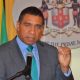 Prime Minister Andrew Holness speaking into a microphone about budget