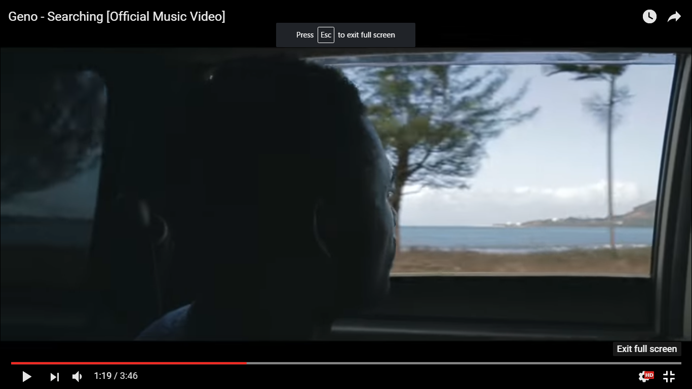 Clip from the music video Searching by Geno