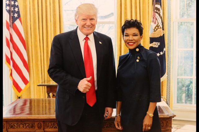 President Trump and Jamaica's Ambassador to the United States
