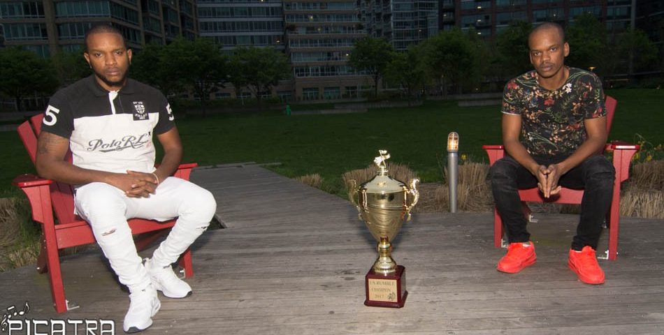 Platinum Kids sitting beside a trophy