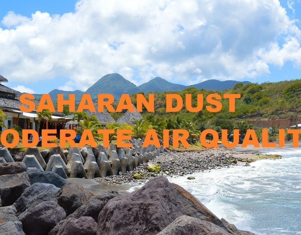 AIR QUALITY TO BE MODERATE DUE TO SAHARAN DUST