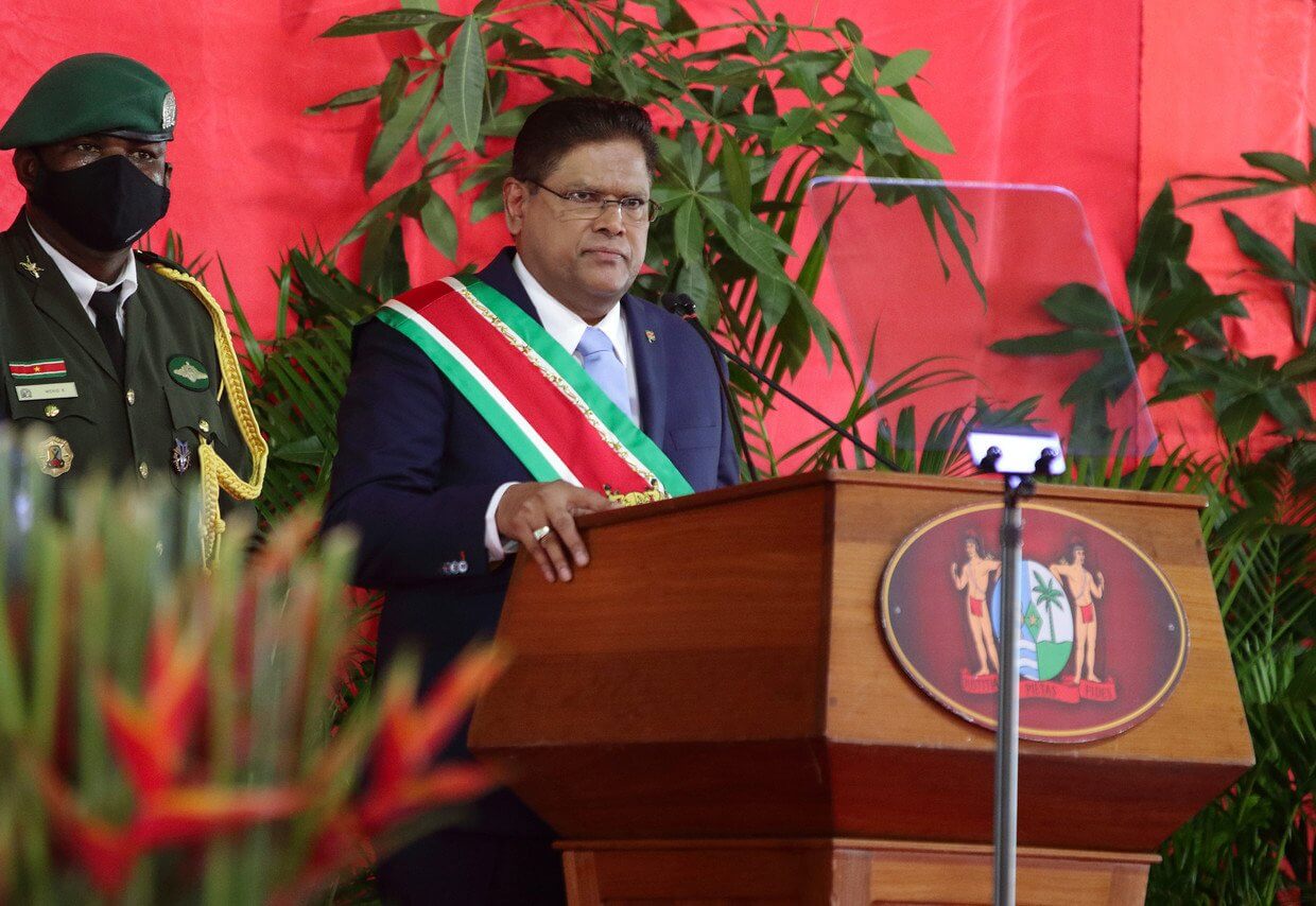 President of Suriname Chandrikapersad Santokhi