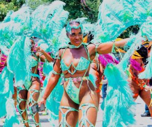 The Atlanta Caribbean Carnival parade displayed dazzling costumes from the city’s small, medium and large mas bands