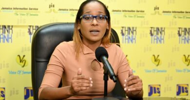 Mathematics Coordinator for the Ministry of Education and Youth’s Region Seven, Camae Johnson Burrell, addresses Thursday’s (April 11) Jamaica Information Service (JIS) ‘Think Tank’, where she shared details of activities scheduled for National Mathematics Week 2024.